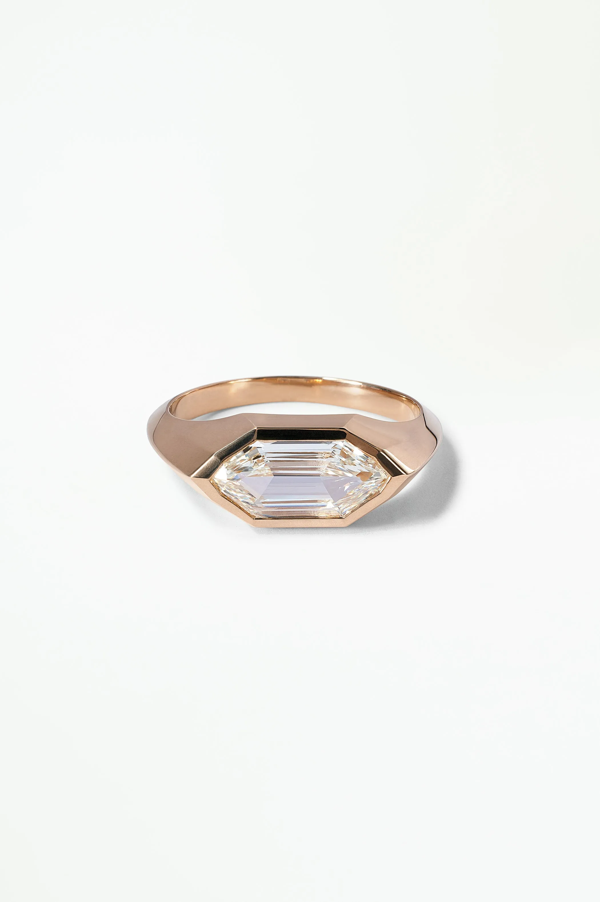 One of a Kind Fancy Cut Diamond Signet Ring No. 50 sold by WWAKE