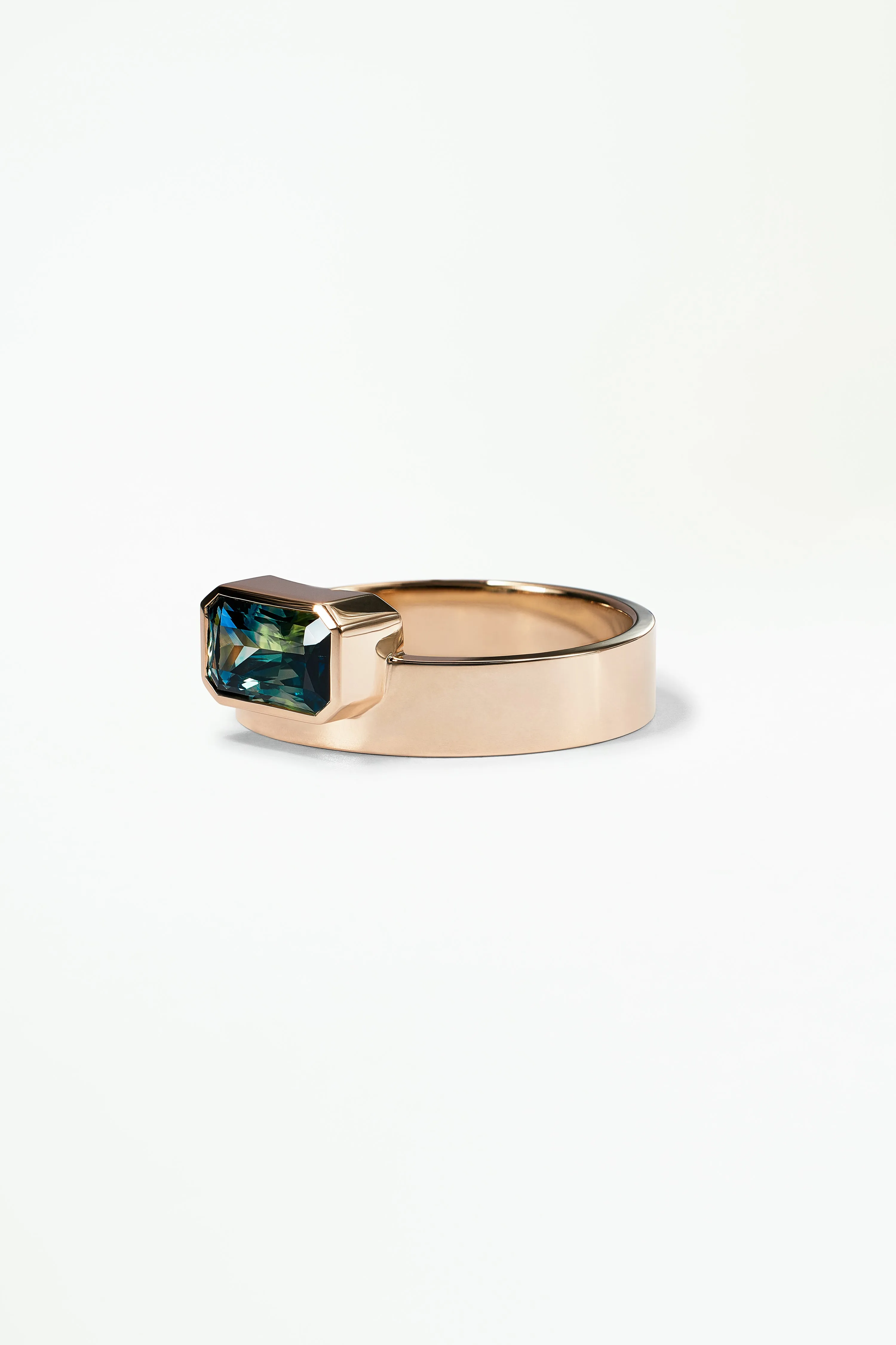 One of a Kind Emerald Cut Sapphire Monolith No. 3 sold by WWAKE product image thumbnail 3