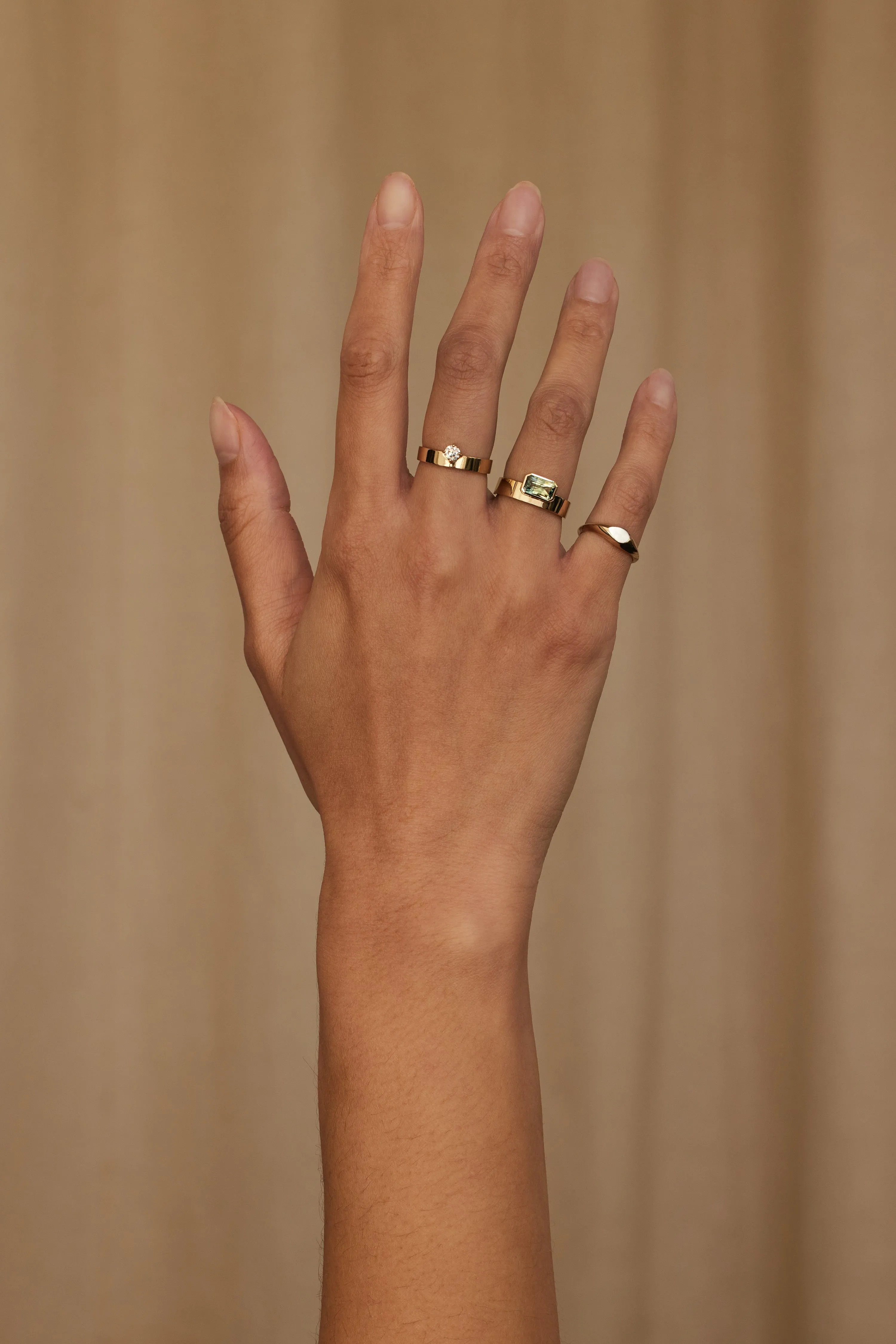 One of a Kind Emerald Cut Sapphire Monolith No. 3 sold by WWAKE product image thumbnail 4