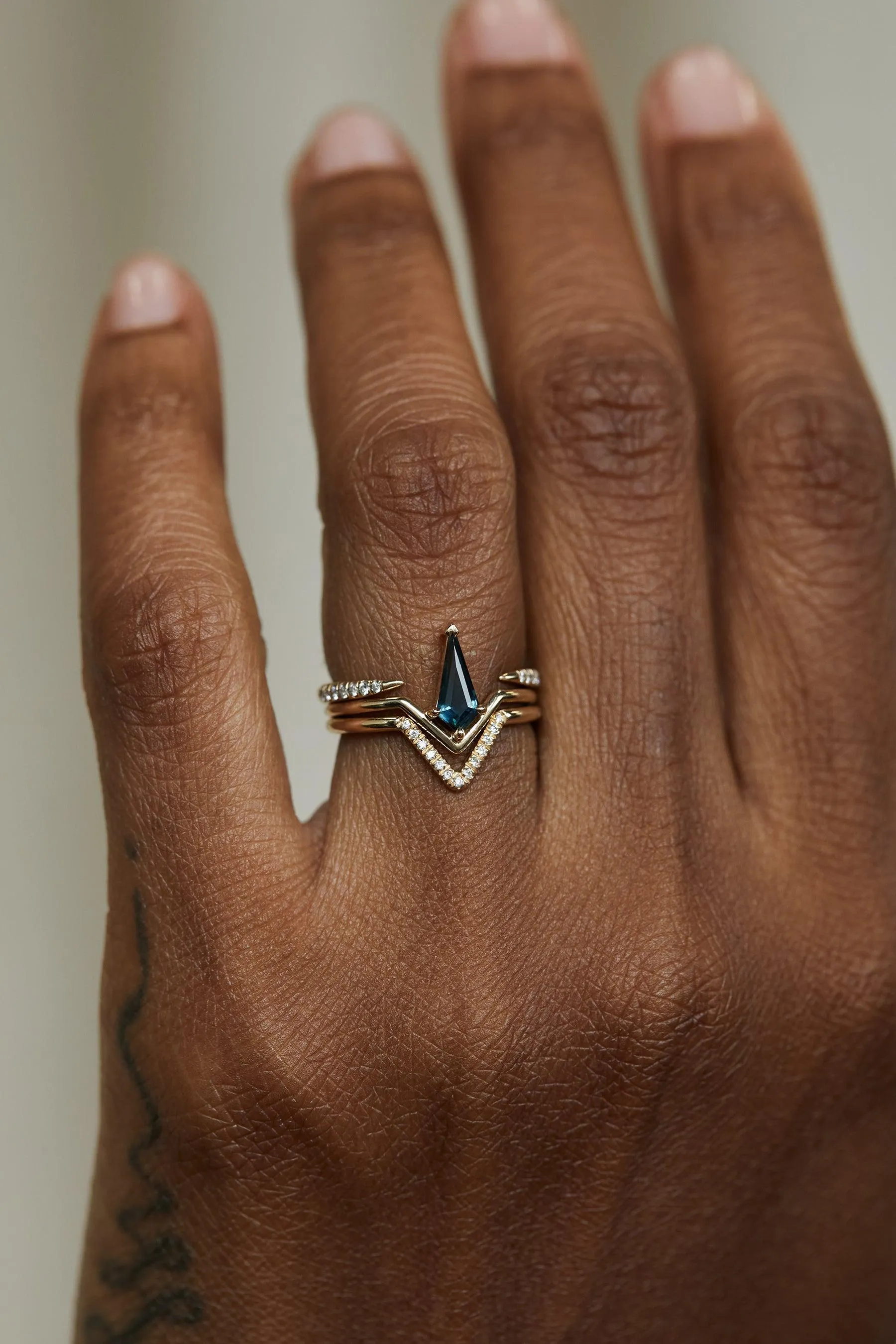 One of a Kind Nestled Sapphire Kite sold by WWAKE product image thumbnail 5