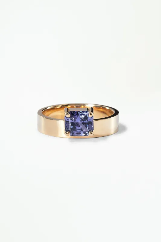 One of a Kind Horizontal Color Change Sapphire Monolith made by WWAKE