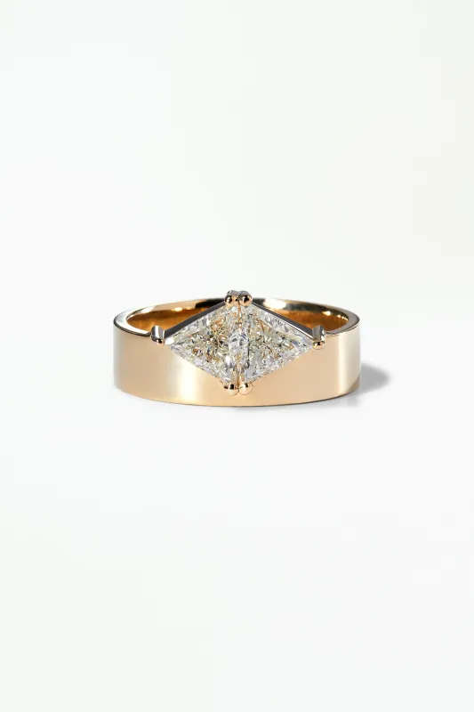 One of a Kind Diamond Trillion Bricolage No. 7 made by WWAKE