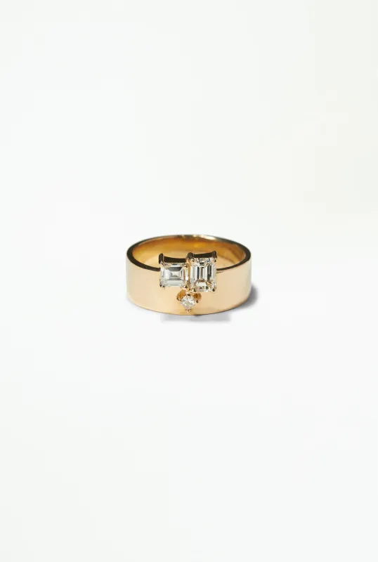 One of a Kind Bricolage Ring No. 2 made by WWAKE