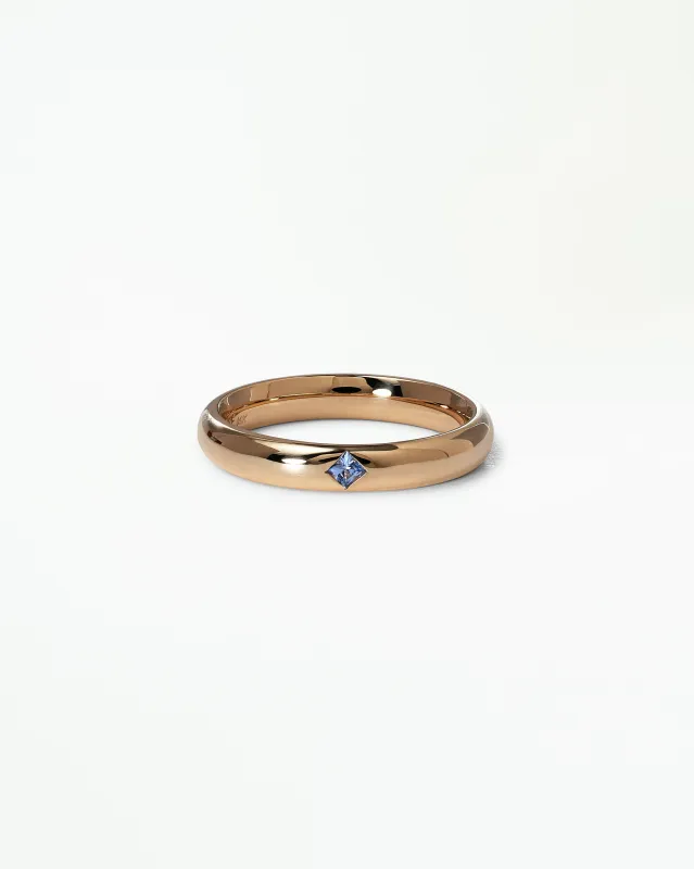 Small Birthstone Row Ring made by WWAKE