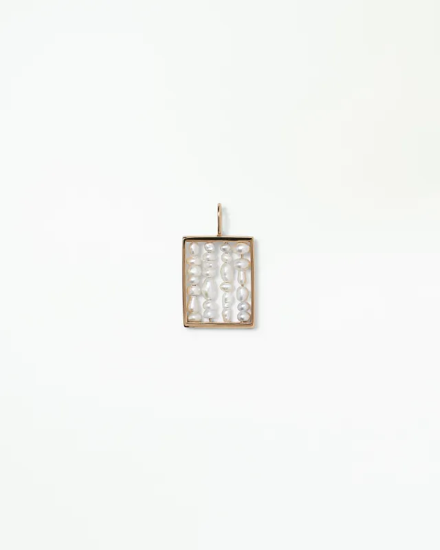 Pearl Small Weaving Pendant made by WWAKE
