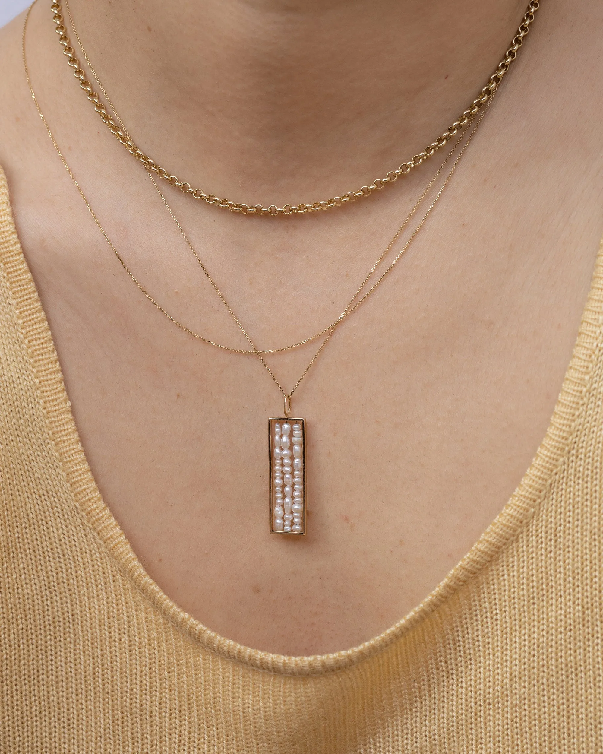 Pearl Long Metaphor Pendant sold by WWAKE product image thumbnail 2