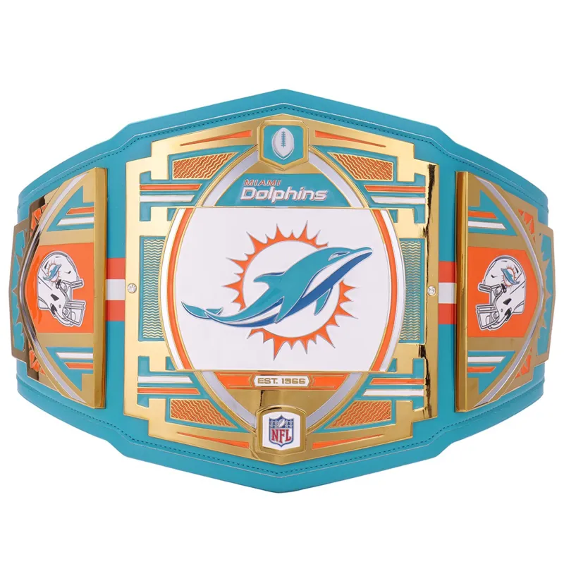 Miami Dolphins WWE Legacy Title Belt made by WWE