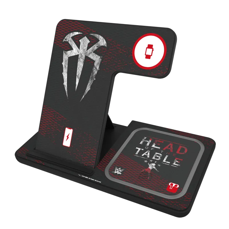 Keyscaper Black Roman Reigns 3-In-1 Charging Station sold by WWE