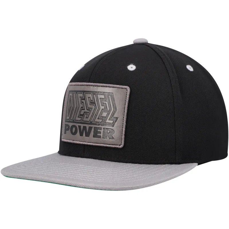 Men's  Black Diesel Power Patch Adjustable Hat made by WWE
