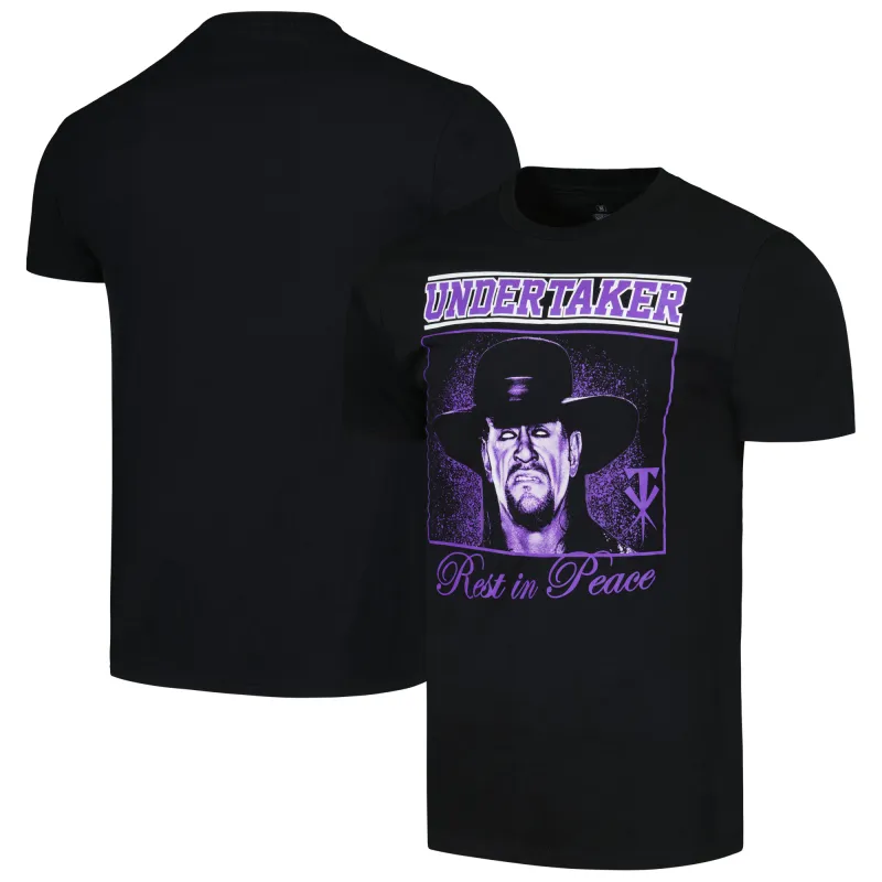 Men's Ripple Junction Black The Undertaker Rest In Peace T-Shirt sold by WWE