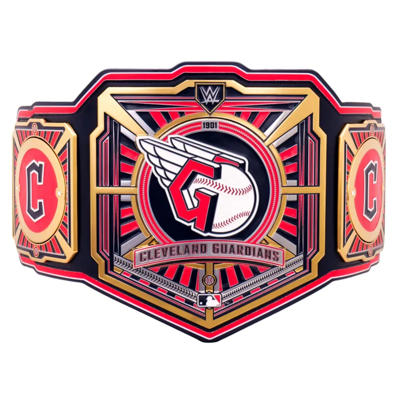 Cleveland Guardians WWE Legacy Title Belt made by WWE