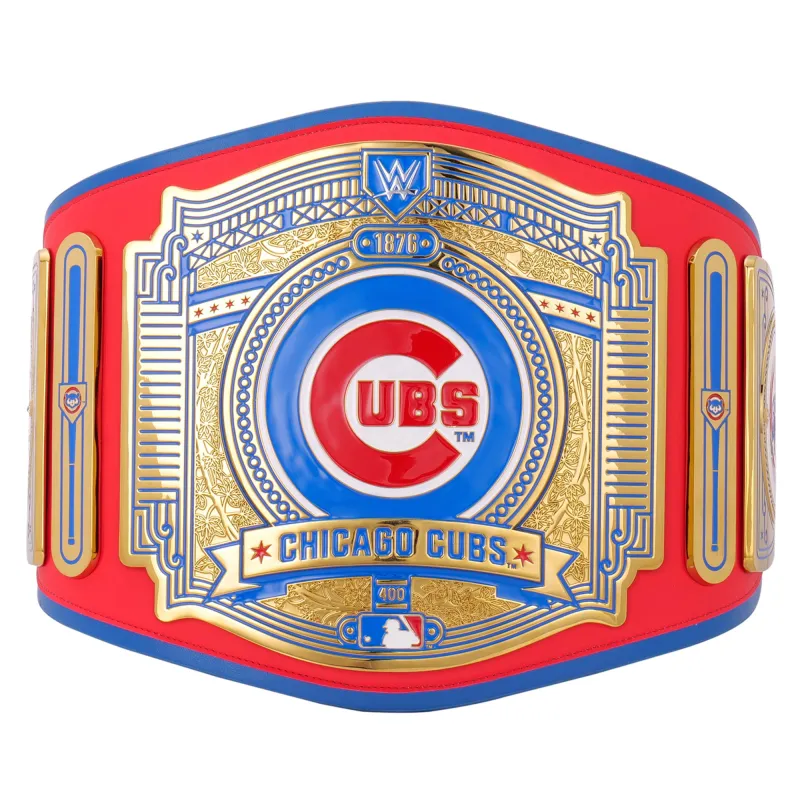 Chicago Cubs WWE Legacy Title Belt made by WWE