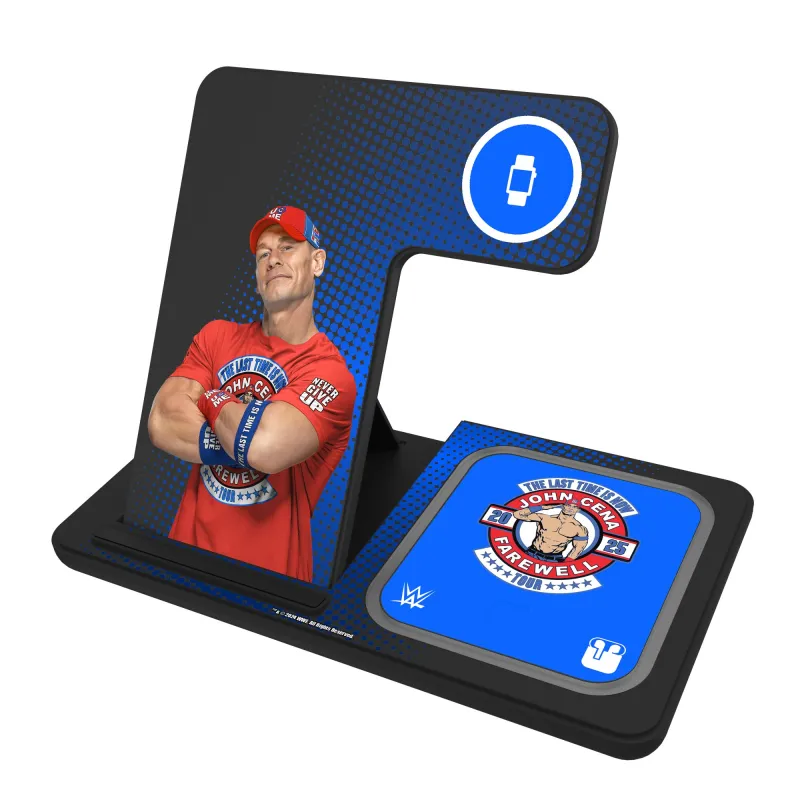 Keyscaper John Cena Farewell Tour 2025 3-in-1 Charging Station sold by WWE