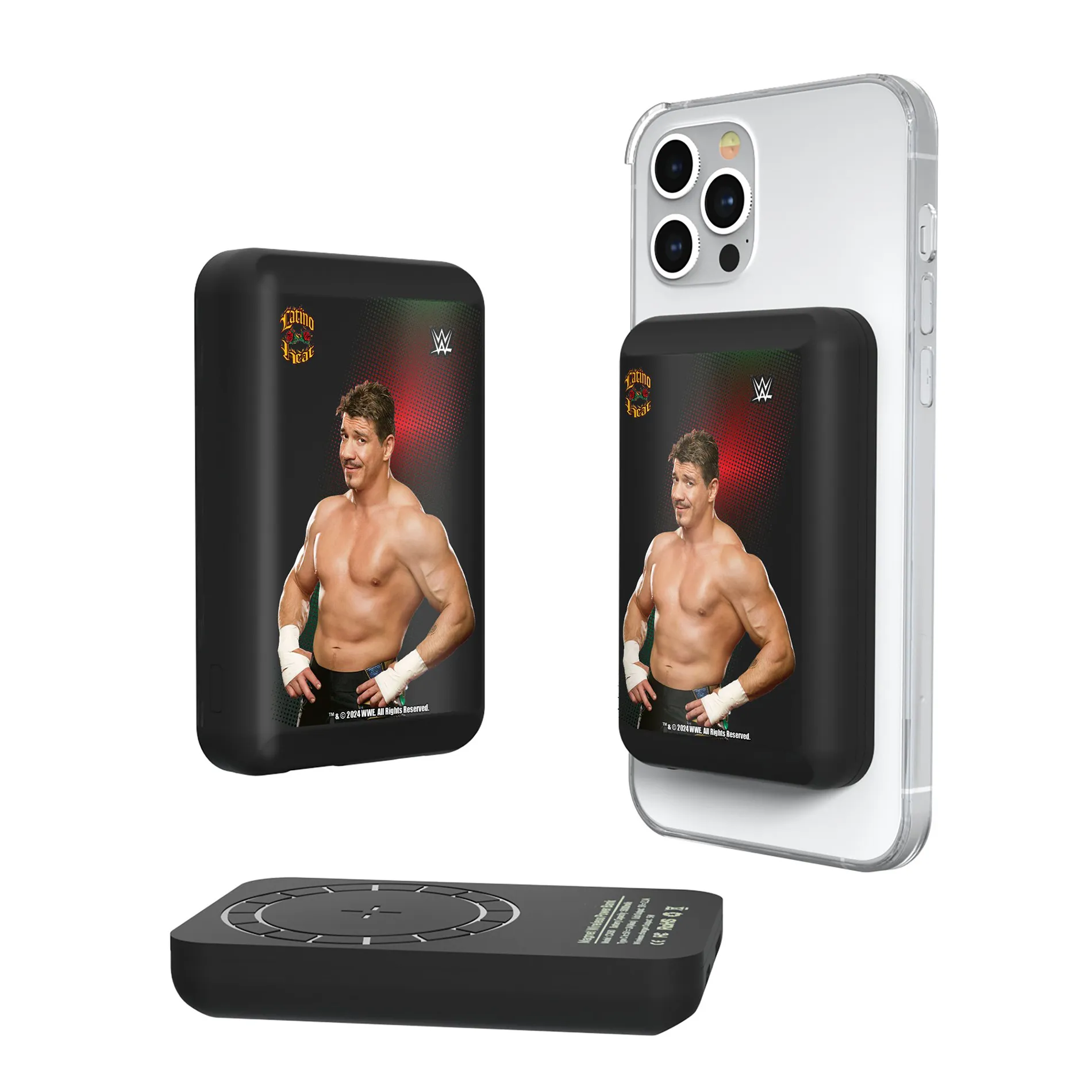 Keyscaper Eddie Guerrero Superstar Wireless Magnetic Power Bank sold by WWE