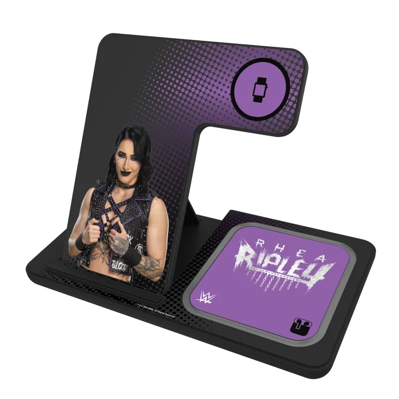 Keyscaper Rhea Ripley 3-in-1 Charging Station sold by WWE