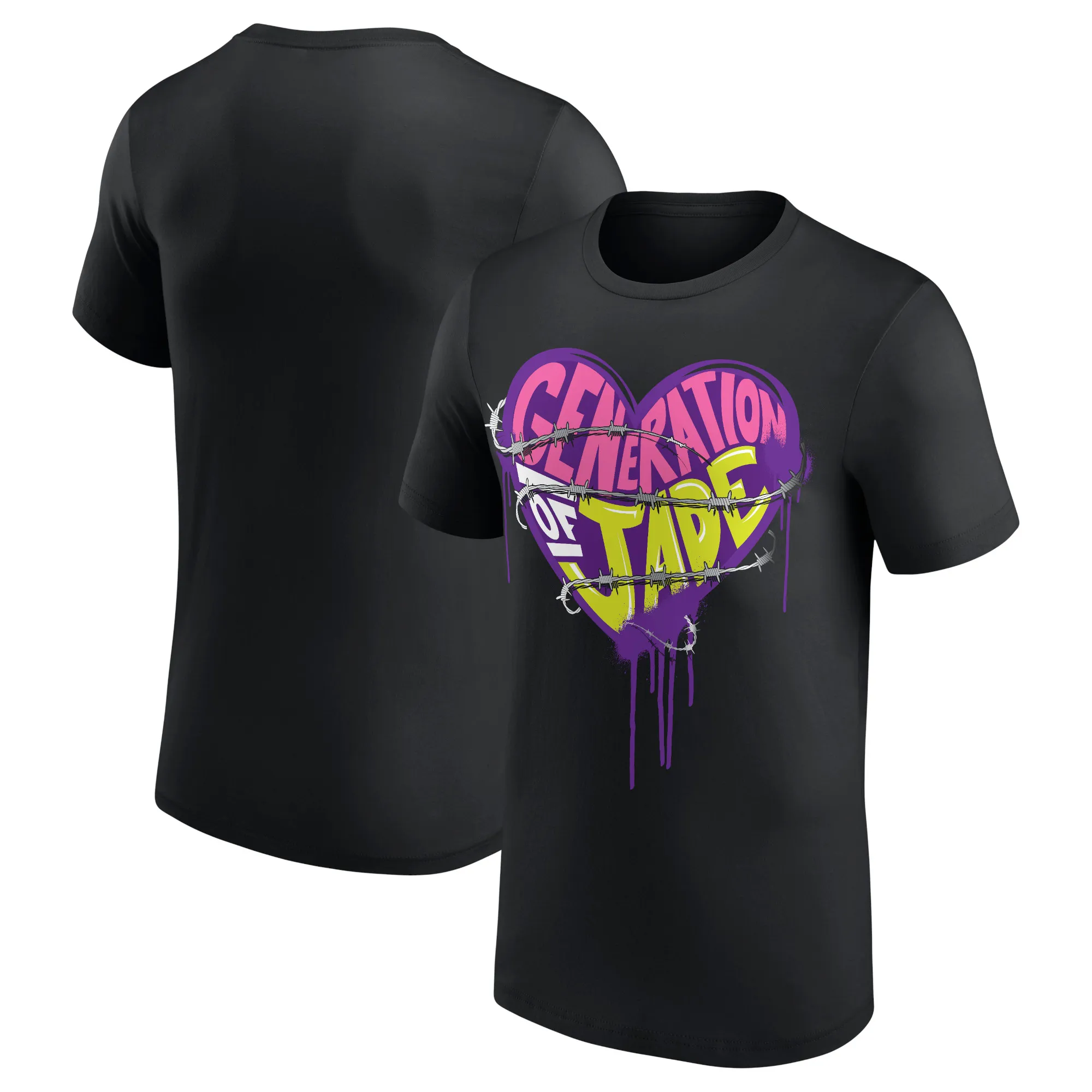 Men's Black Cora Jade Generation of Jade T-Shirt sold by WWE