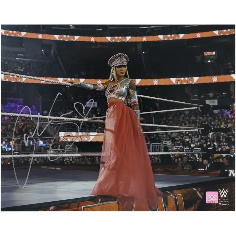 Chelsea Green WWE Autographed 16" x 20" Standing On Apron Photograph sold by WWE