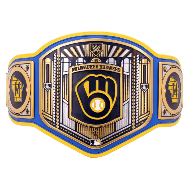 Milwaukee Brewers WWE Legacy Title Belt made by WWE
