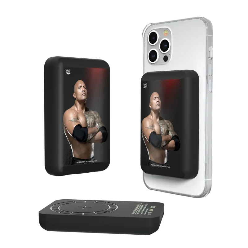Keyscaper The Rock Superstar Wireless Magnetic Power Bank sold by WWE