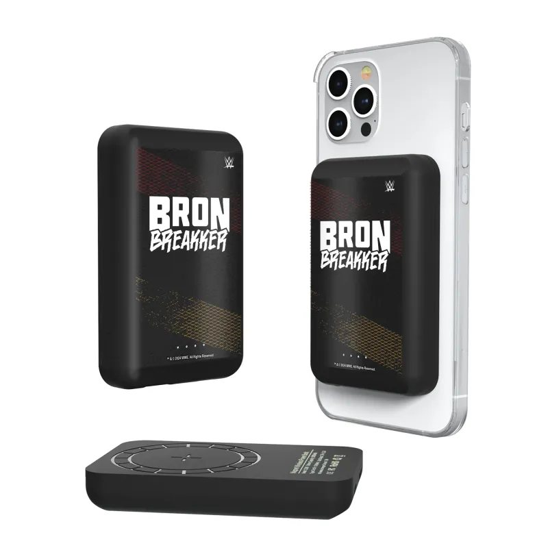 Keyscaper Bron Breakker Superstar Wireless Magnetic Power Bank sold by WWE