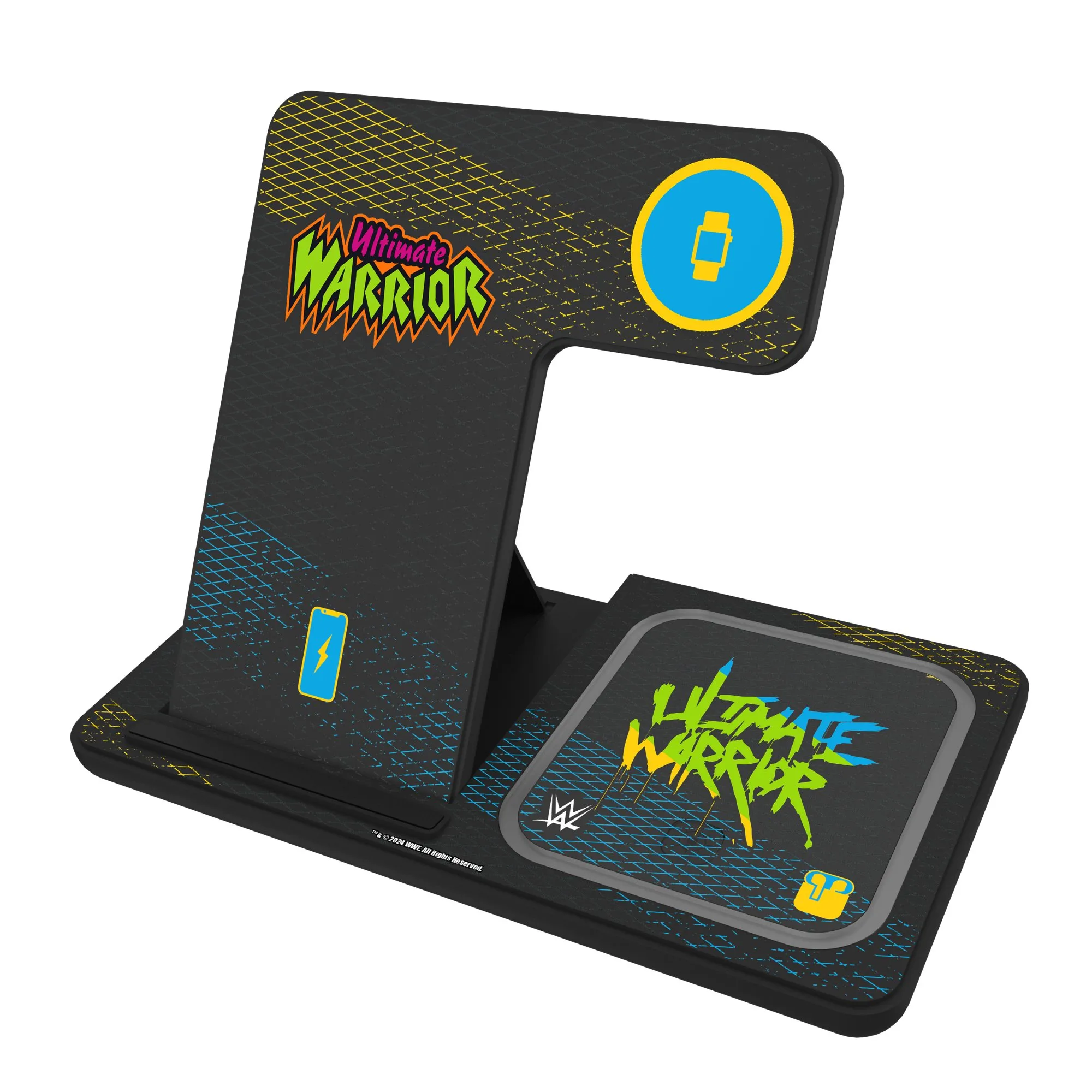 Keyscaper Black The Ultimate Warrior 3-In-1 Charging Station sold by WWE