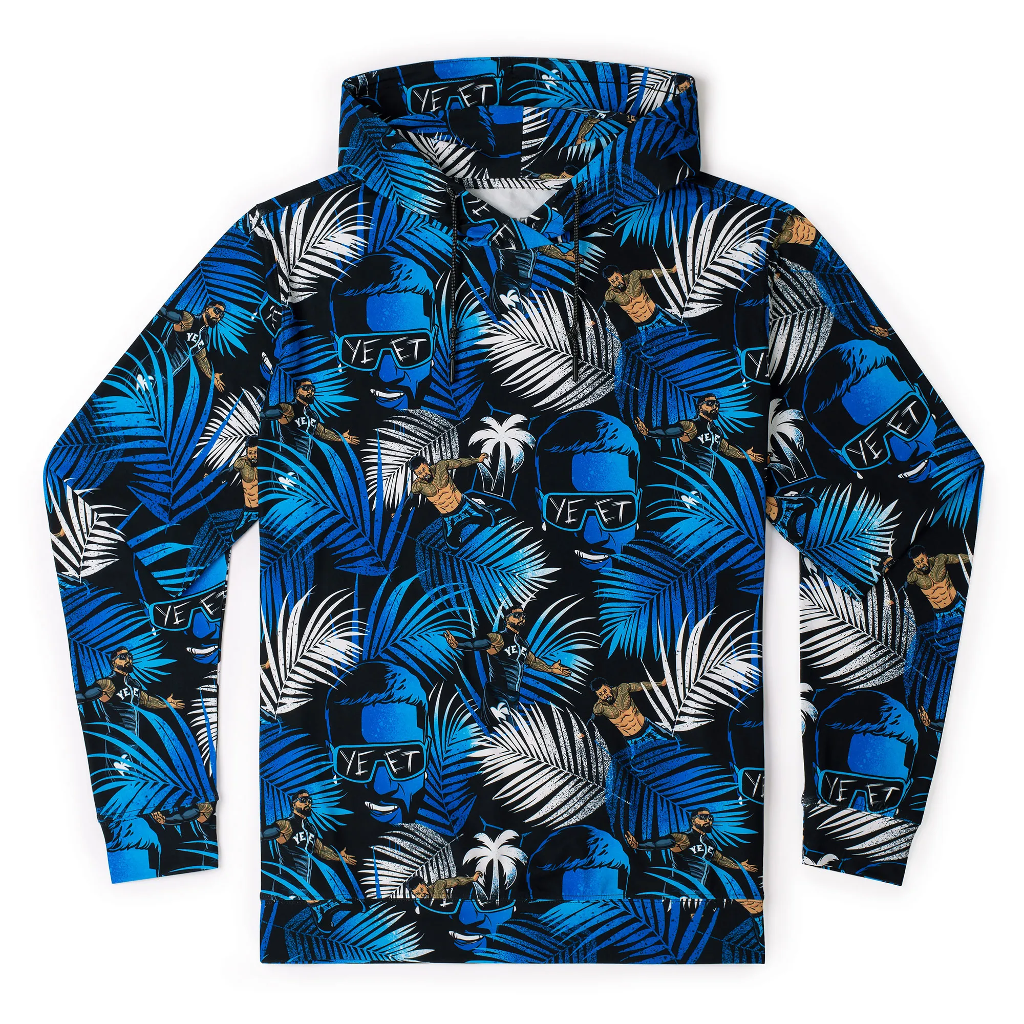 Men's RSVLTS Black "Main Event" Jey Uso Performance Pullover Hoodie sold by WWE