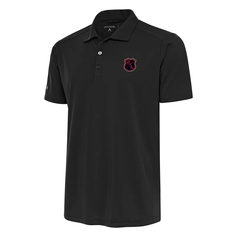Men's Antigua Charcoal The Bloodline Big & Tall Tribute Polo made by Antigua