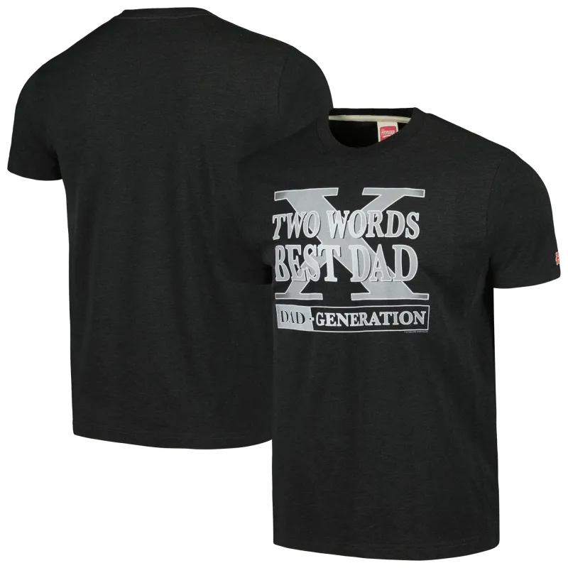 Men's Heather Black D-Generation X Best Dad Tri-Blend T-Shirt sold by WWE