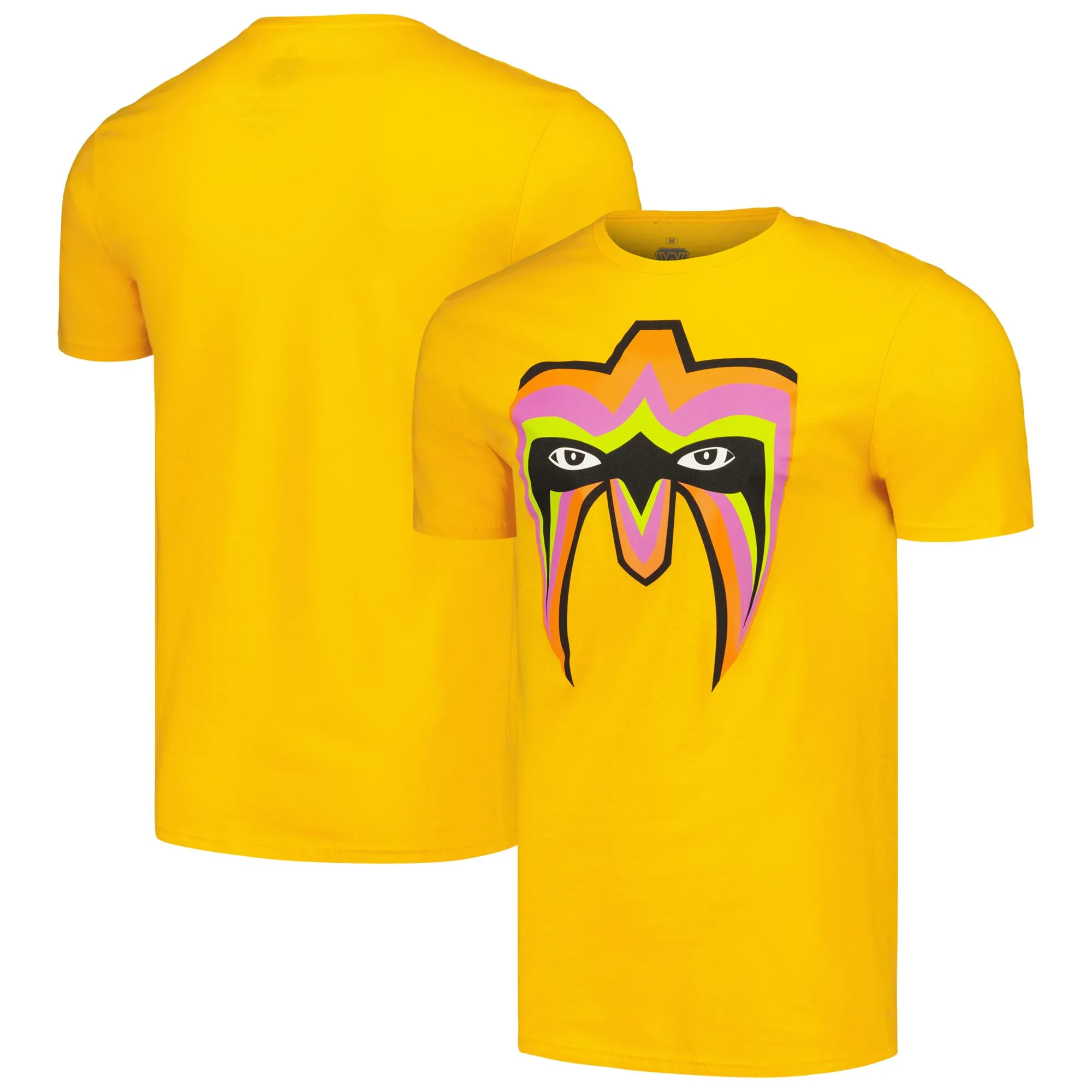 Men's Ripple Junction Gold The Ultimate Warrior Mask T-Shirt sold by WWE