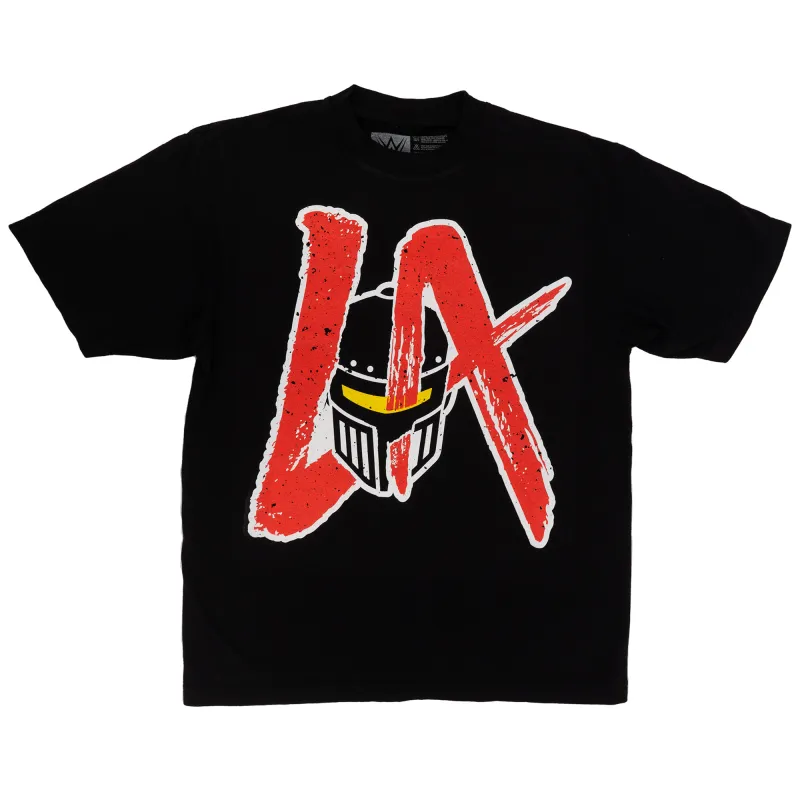 Men's Black LA Knight Big Logo Oversized T-Shirt sold by WWE