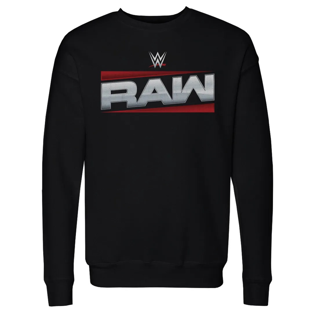Men's 500 Level Black RAW Logo Pullover Sweatshirt sold by WWE