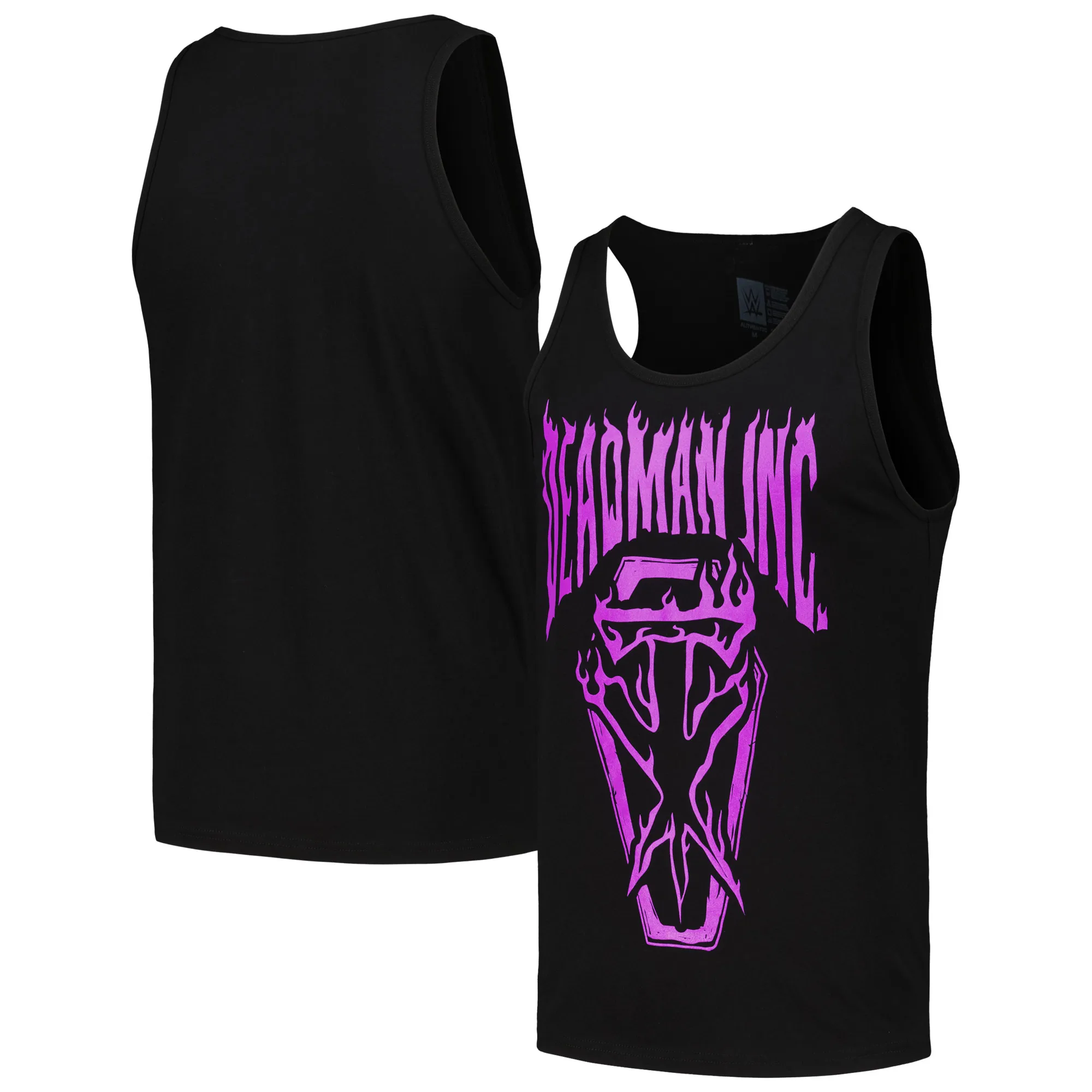 Men's Black The Undertaker Deadman Inc. Scoop Neck Tank Top sold by WWE