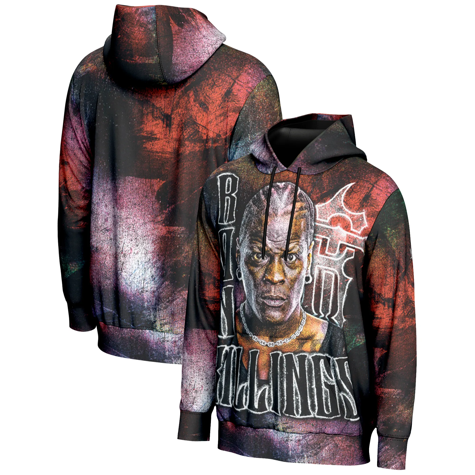 Men's ProSphere Black Ron Killings/R-Truth Superstar Hoodie sold by WWE