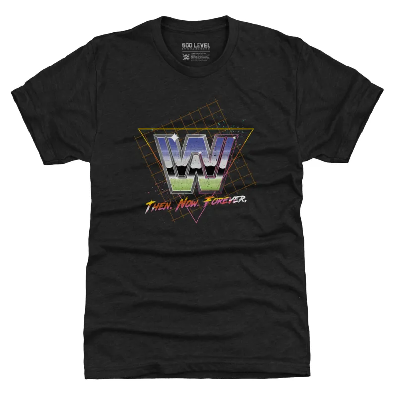 Men's 500 Level Heather Black WWE Premium T-Shirt sold by WWE