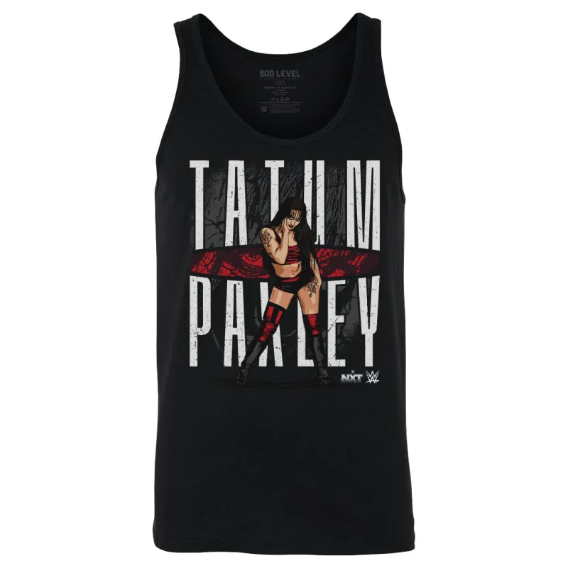 Men's 500 Level  Black Tatum Paxley Eyes Tank Top sold by WWE