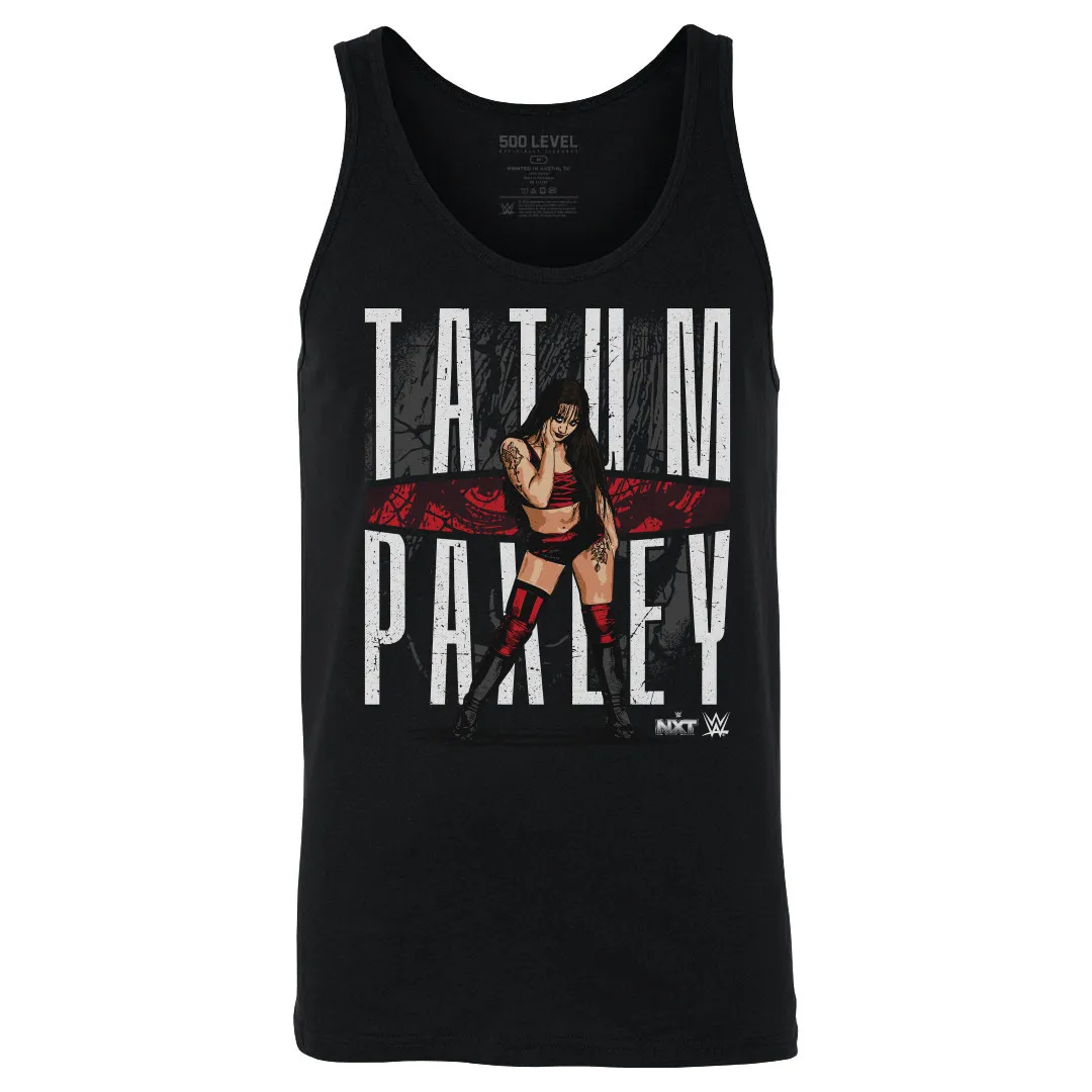 Men's 500 Level Black Tatum Paxley Eyes Tank Top sold by WWE