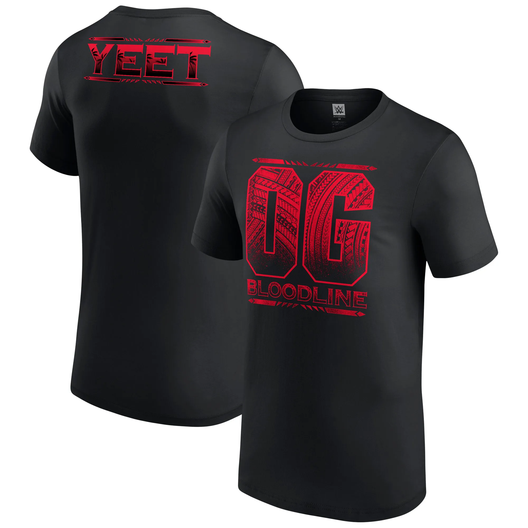 Men's Black The Bloodline OG Bloodline T-Shirt sold by WWE