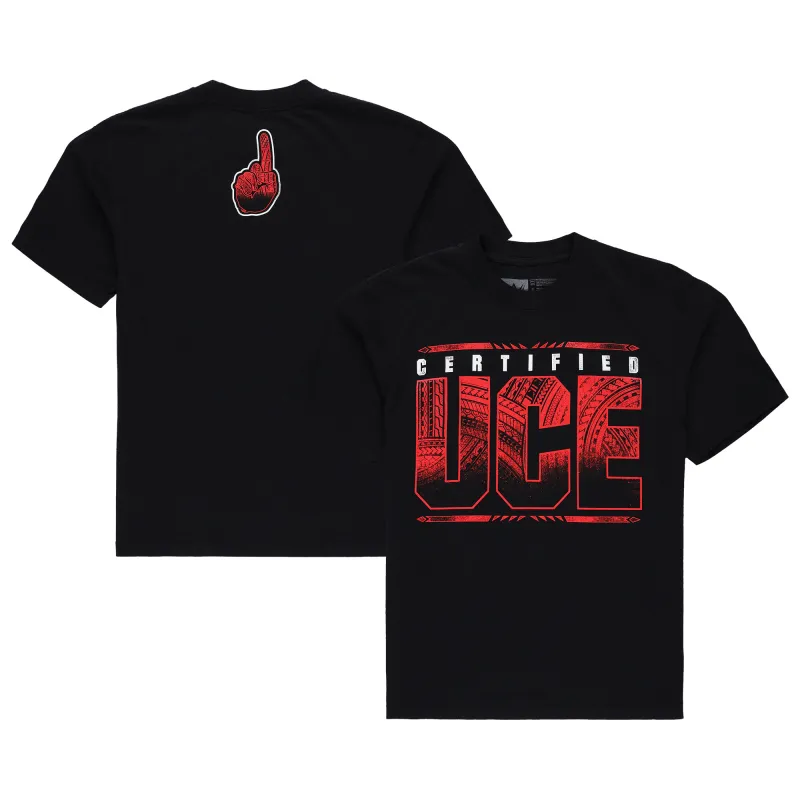 Men's Black The Bloodline Certified Uce Oversized T-Shirt sold by WWE