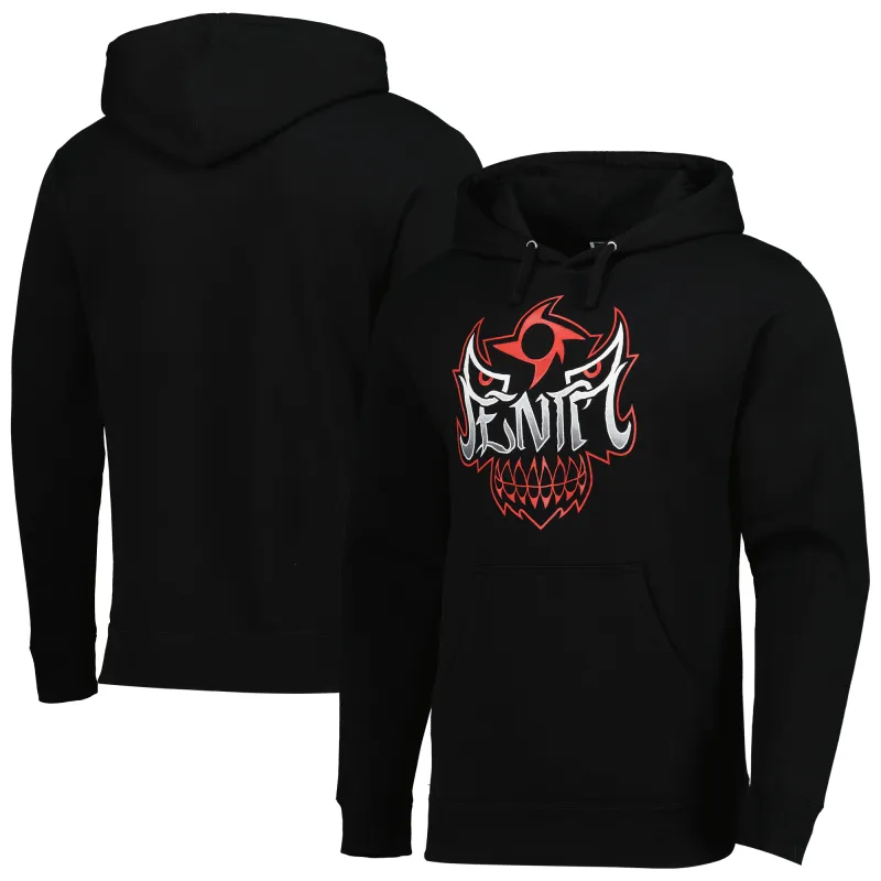 Men's Black Penta Black Logo Pullover Hoodie sold by WWE