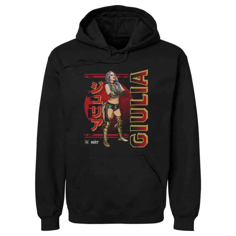 Men's 500 Level  Black Giulia Pose Pullover Hoodie sold by WWE