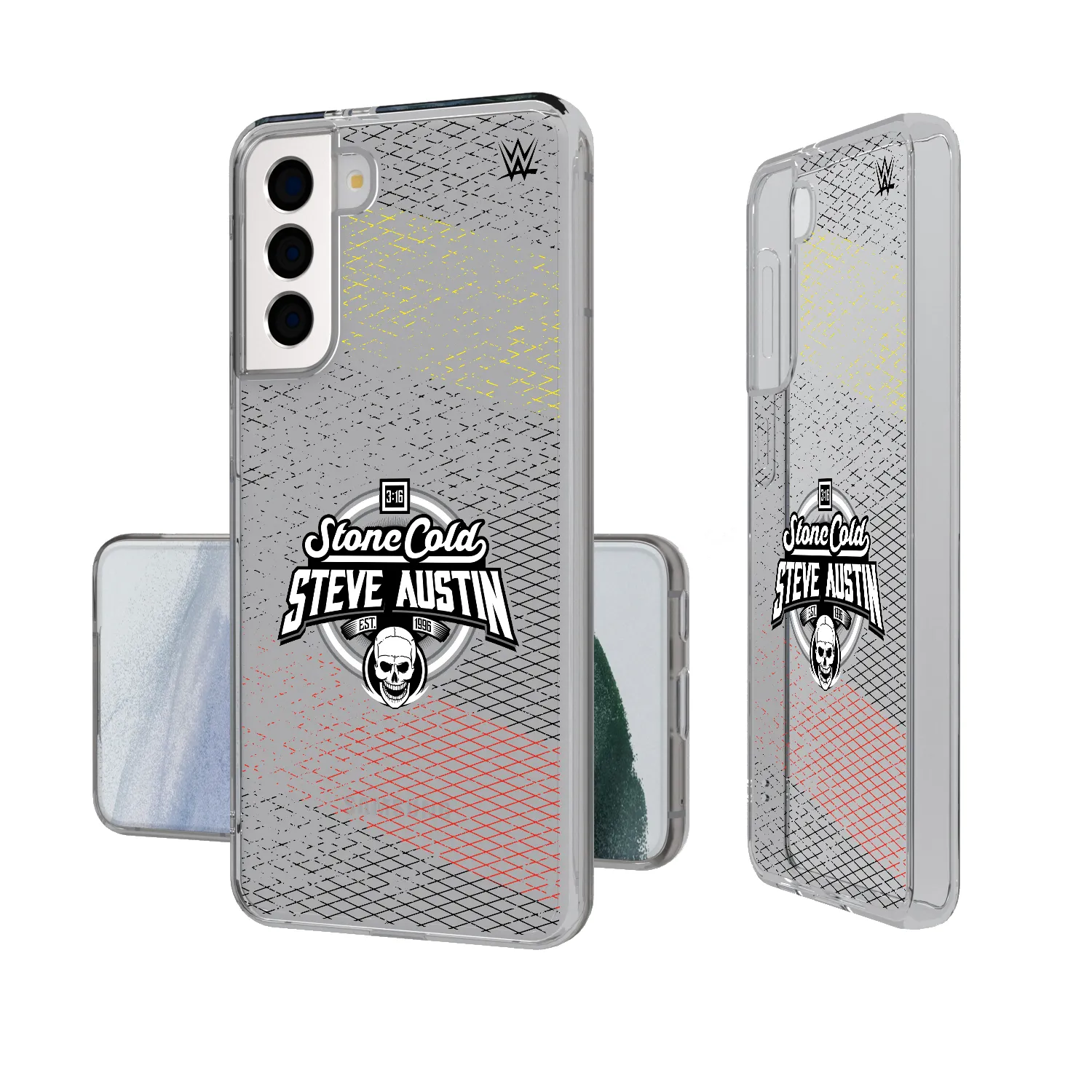Keyscaper "Stone Cold" Steve Austin Steel Clear Galaxy Phone Case sold by WWE
