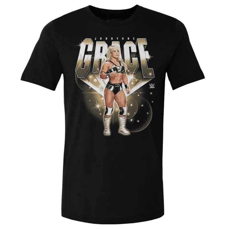 Men's 500 Level Black Jordynne Grace Vintage T-Shirt sold by WWE