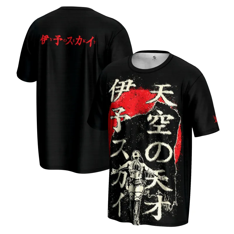 Men's ProSphere Black IYO SKY Japanese T-Shirt sold by WWE