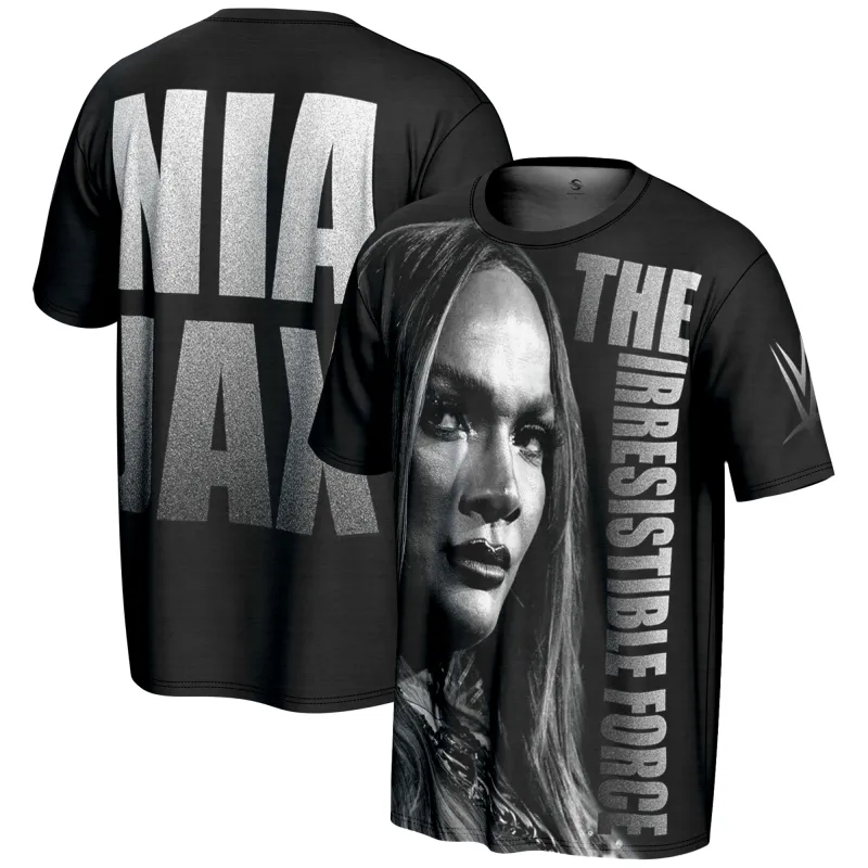 Men's ProSphere Black Nia Jax The Irresistible Force T-Shirt sold by WWE