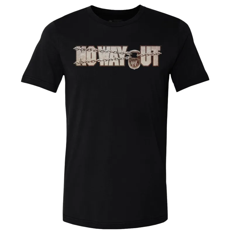 Men's 500 Level Black No Way Out Logo T-Shirt sold by WWE
