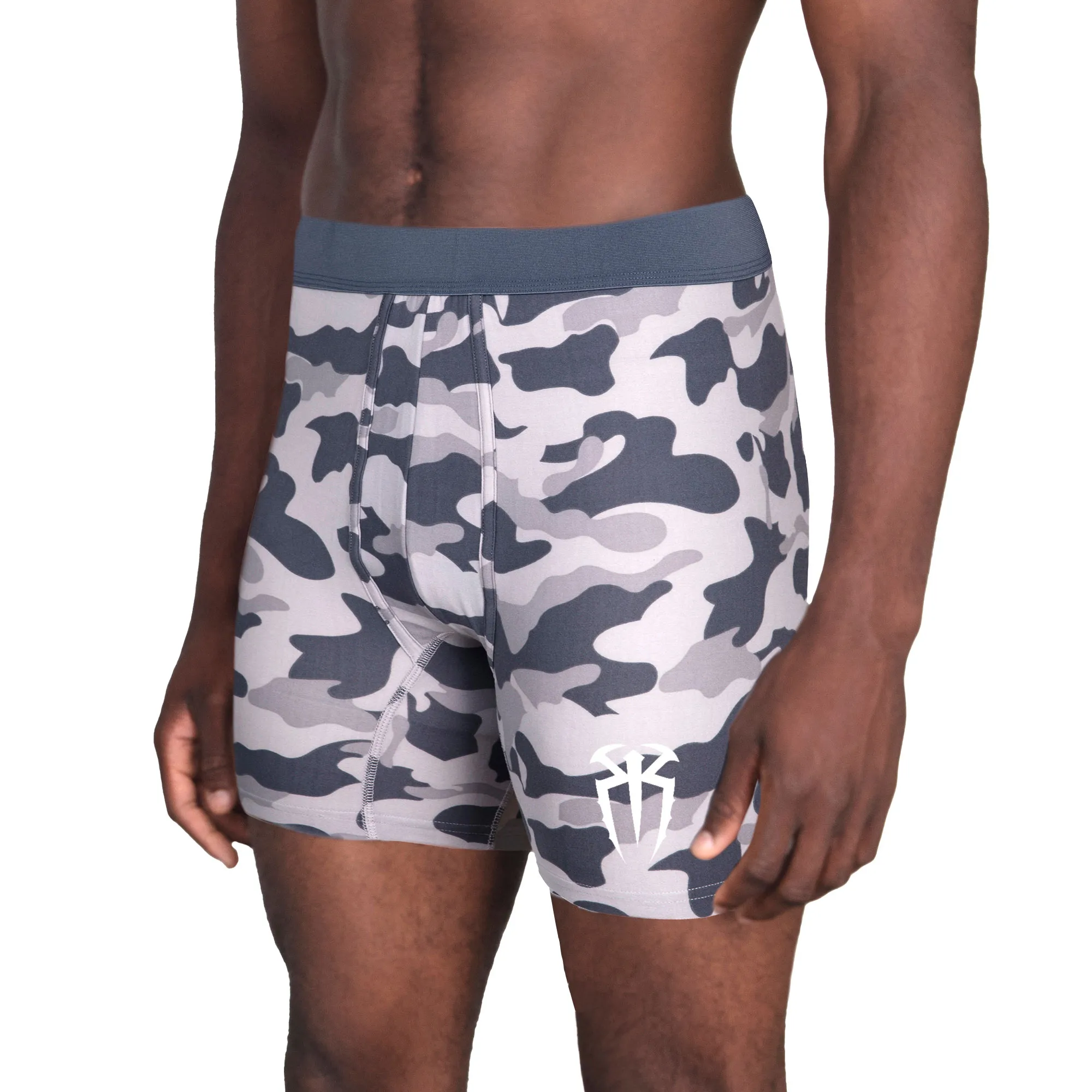Men's Concepts Sport Charcoal Roman Reigns Invincible Knit Boxer Briefs sold by WWE