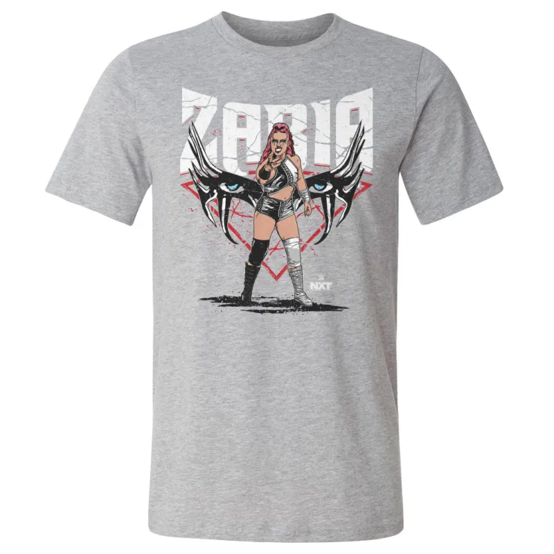 Men's 500 Level Heather Gray Zaria Eyes T-Shirt sold by WWE