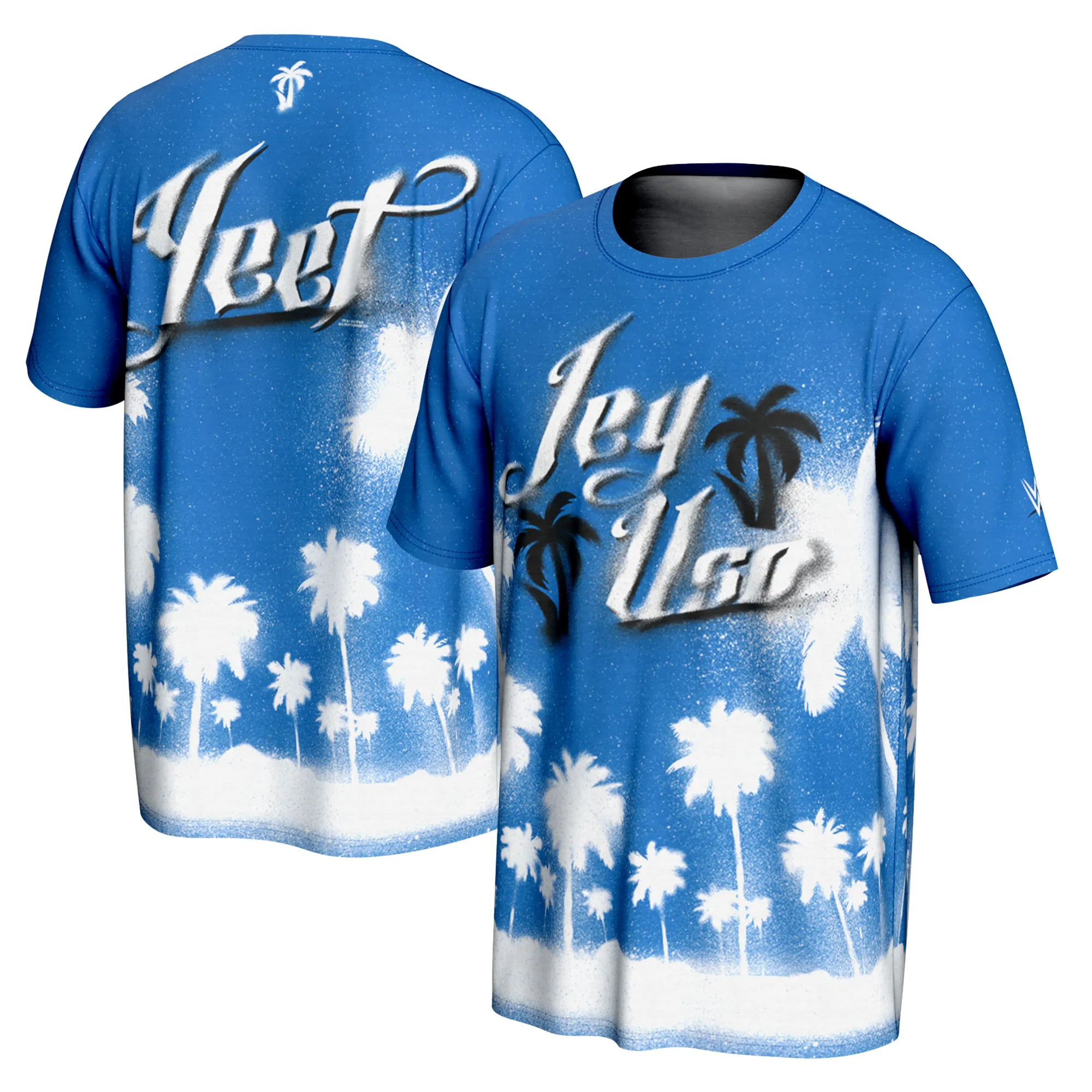 Men's ProSphere Blue Jey Uso Palm T-Shirt sold by WWE