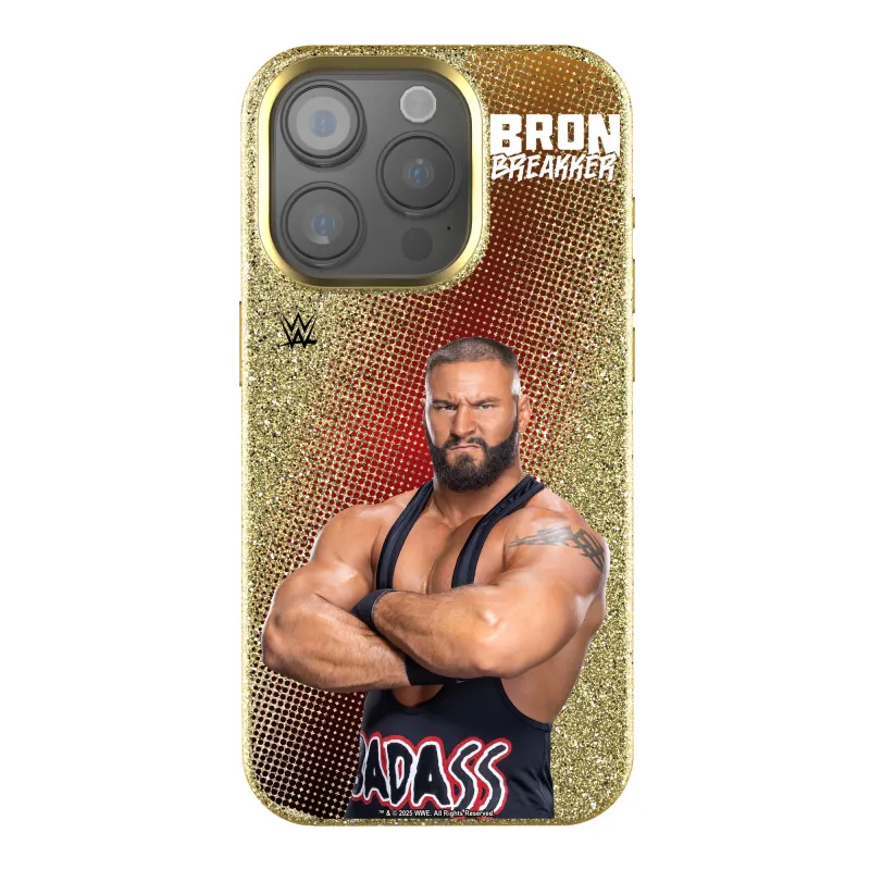 Keyscaper Bron Breakker Superstar iPhone Gold Bling Case sold by WWE