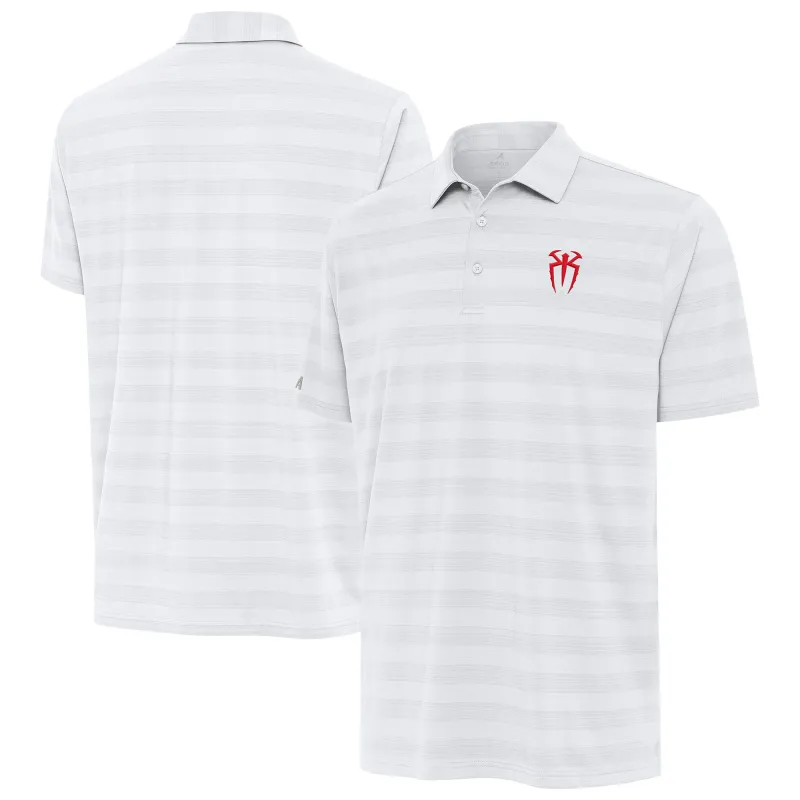 Men's Antigua White Roman Reigns Tunnel Polo sold by WWE
